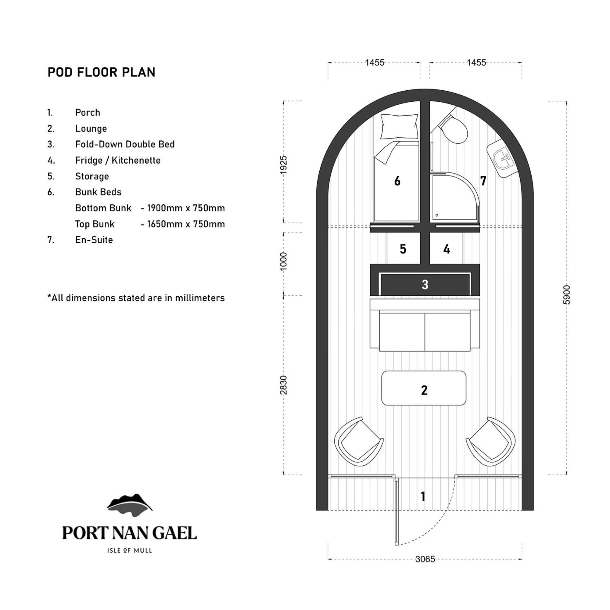 Port Nan Gael Pods Villa Pennyghael Екстериор снимка